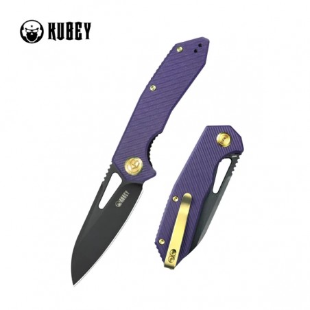 Nóż składany Kubey Vagrant Purple G10, Black Stonewashed M390 by Maksim Tkachuk (KB291W) Nóż składany Kubey Vagrant Purple G10, Black Stonewashed M390 by Maksim Tkachuk (KB291W)