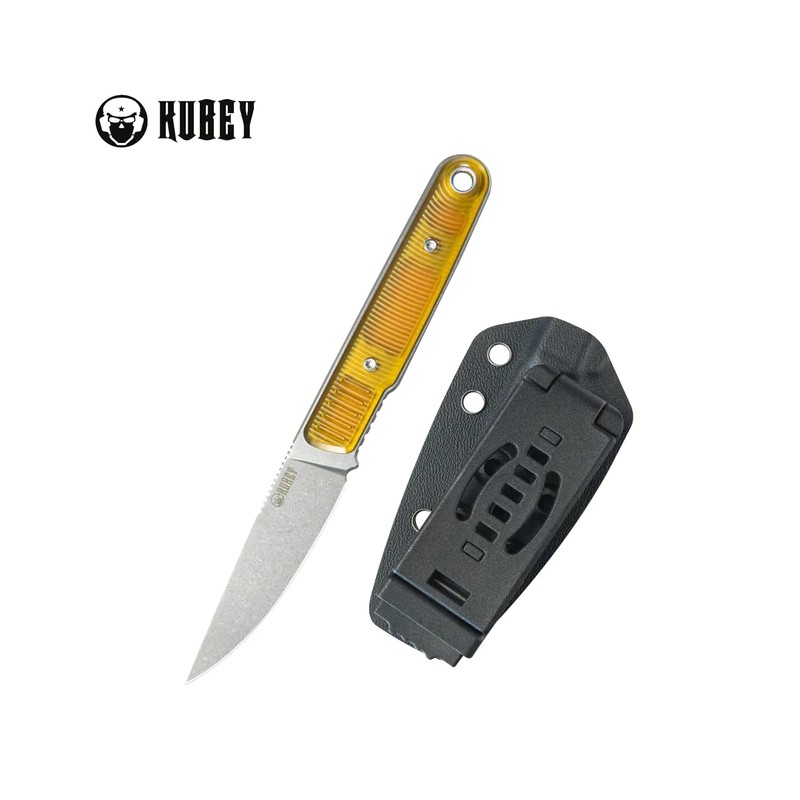 Nóż Kubey JL Kwaiken Ultem, Bead Blasted 14C28N by Justin Lundquist (KU355C)