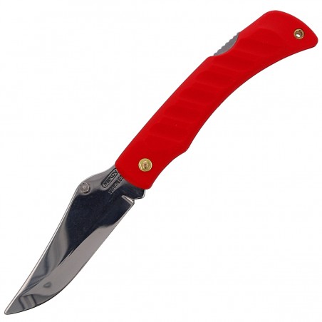 Nóż składany Mikov Crocodile Clip Point Red ABS, Mirror (243-NH-1/C RED)