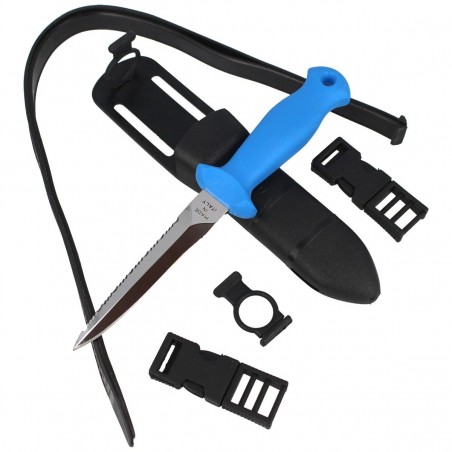 Nóż nurkowy MAC Coltellerie 110mm (SUB 11 D BLUE) Nóż nurkowy MAC Coltellerie 110mm (SUB 11 D BLUE)