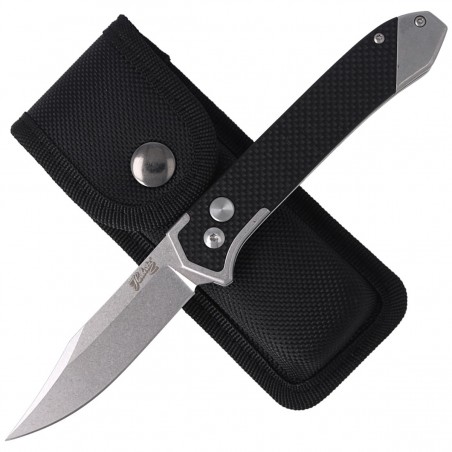 Nóż automatyczny Herbertz Solingen Selektion Black G10, Stonewashed (53040)