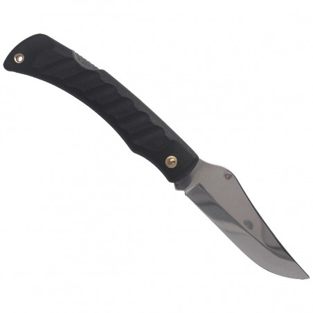 Nóż składany Mikov Crocodile Clip Point Black ABS, Mirror, Klips (243-NH-1/C CLIP/BLACK)