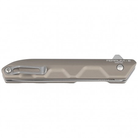 Nóż składany Extrema Ratio Ferrum E Tactical Mud Aluminium, Satin N690 (04.1000.0366/SAT/TM)