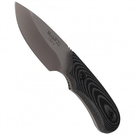 Nóż Muela Full Tang Black Micarta, Satin X50CrMoV15 (IBEX-8M)