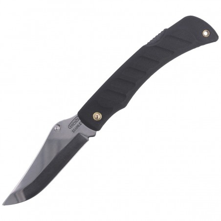 Nóż składany Mikov Crocodile Clip Point Black ABS, Mirror (243-NH-1/C BLK)