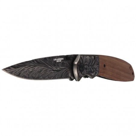 Nóż składany Herbertz Solingen Walnut Wood, Dark Blade (584812)
