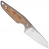 Nóż MKM Makro 2 Natural Canvas Micarta, Stonewashed by Jesper Voxnæs (MKMA02-NC)