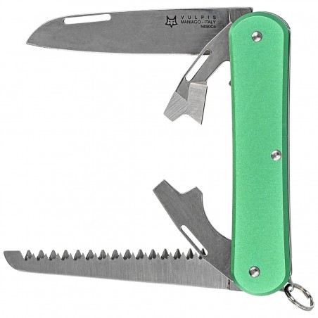 Scyzoryk Fox Vulpis S4 OD Green Aluminium, Polished N690 (FX-VP130-S4 OD)