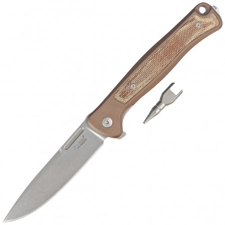 Nóż składany LionSteel Skinny Earth Aluminium/Natural Canvas Micarta, Stonewashed by Molletta (SK01A ES) Nóż składany LionSteel Skinny Earth Aluminium/Natural Canvas Micarta, Stonewashed by Molletta (SK01A ES)