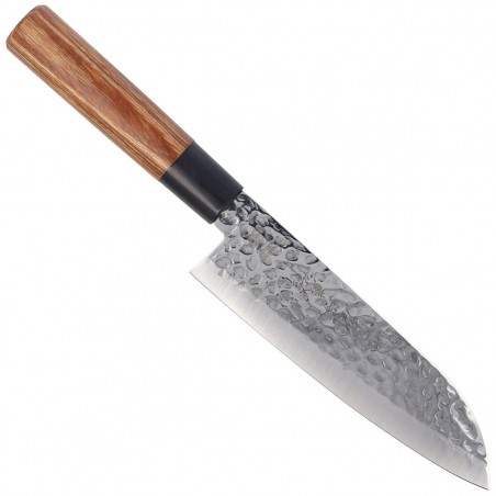 Nóż Tsubazo Santoku Pakka Wood, Tsuchime Daido 1K6 (340218)
