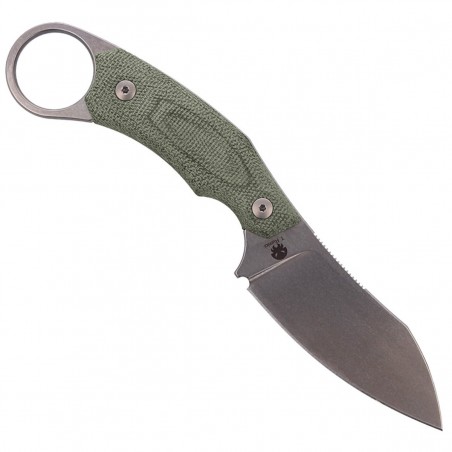 Nóż LionSteel H1 Karambit Canvas Green, Stonewashed M390 by Tommaso Rumici (H1 CVG)