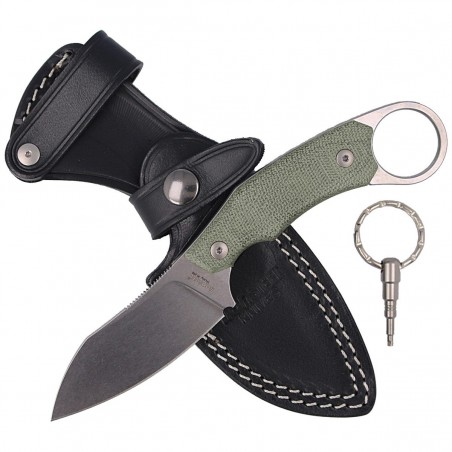 Nóż LionSteel H1 Karambit Canvas Green, Stonewashed M390 by Tommaso Rumici (H1 CVG) Nóż LionSteel H1 Karambit Canvas Green, Stonewashed M390 by Tommaso Rumici (H1 CVG)