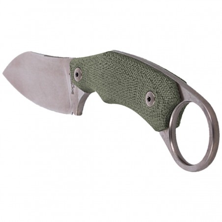 Nóż LionSteel H1 Karambit Canvas Green, Stonewashed M390 by Tommaso Rumici (H1 CVG)