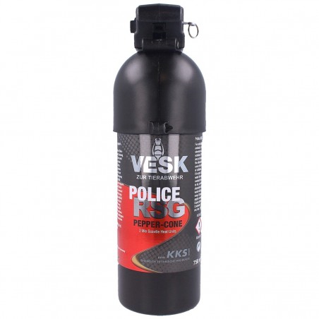 Gaz pieprzowy KKS VESK RSG Police 2mln SHU, HJ Stream 750ml (12750-H)