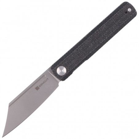 Nóż składany Sencut Bronte Black Micarta, Gray Stonewashed 9Cr18MoV (SA08A)
