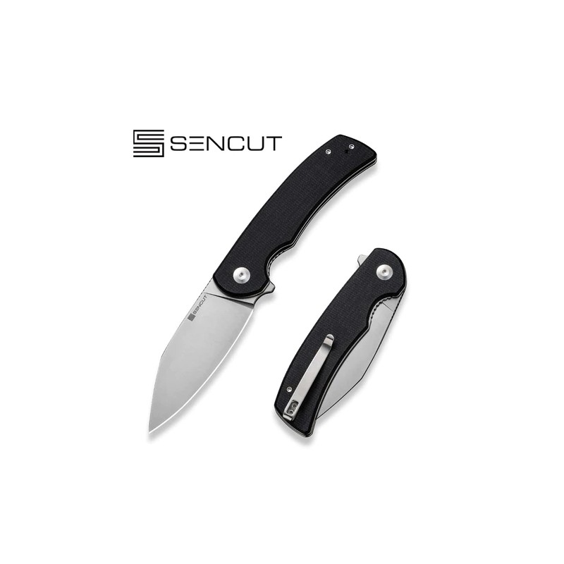 Nóż składany Sencut Omniform Black Canvas Micarta, Satin 9Cr18MoV (S23064-2)