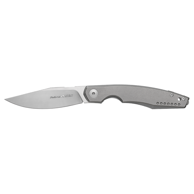 Nóż składany Viper Belone Grey Titanium, Satin M390 by Jesper Voxnæs (V5970TITI)