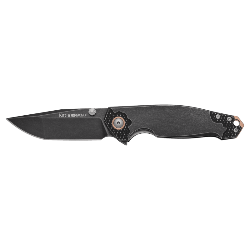 Nóż składany Viper Katla Dark Titanium, Dark Stonewashed M390 by Jasper Voxnæs (V5984TI3D)
