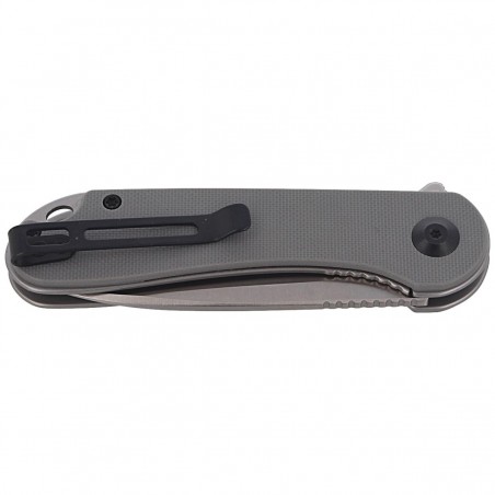 Nóż składany CIVIVI Elementum Flipper Gray G10, Satin Finish (C907B)