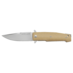 Nóż składany Viper Keeper 2 Natural Canvas Micarta, Stonewashed Elmax by Fabrizio Silvestrelli (V6000CN)