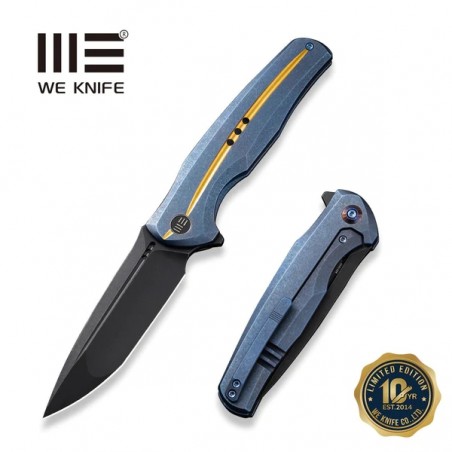 WeKnife 601X LE No 149/158 Blue Titanium, Black Stonewashed CPM 20CV (WE01J-3)