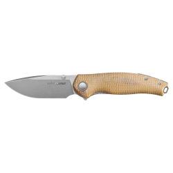 Nóż składany Viper Vale Natural Canvas Micarta, Stonewashed MagnaCut by Jesper Voxnæs (V6006CN)