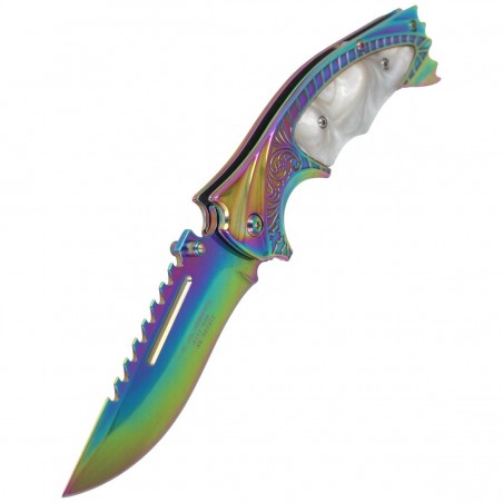 Nóż składany Herbertz Solingen Rainbow Titanium Folder (567312)