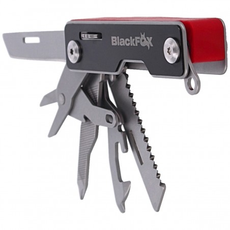 MultiTool BlackFox Pocket Boss Red 9 funkcji (BF-205 R)