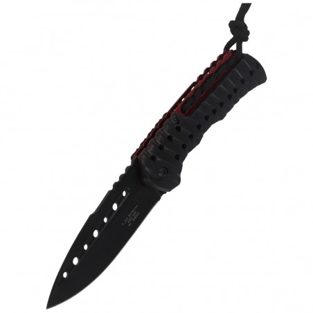 Nóż składany Herbertz CJH Hit Black Polimer, Black Blade (44183 - 208312)