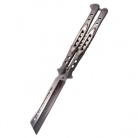 Nóż składany motylek Third Balisong Chrome Stainless Steel, Chrome (K2823)