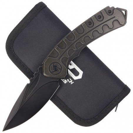 Nóż składany Bestech Buwaya Black Titanium, Black Stonewashed M390 by Kombou (BT2203C) Nóż składany Bestech Buwaya Black Titanium, Black Stonewashed M390 by Kombou (BT2203C)