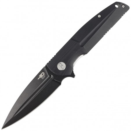 Nóż składany Bestech Fin Black G10, Black Stonewashed 14C28N (BG34A-3) Nóż składany Bestech Fin Black G10, Black Stonewashed 14C28N (BG34A-3)