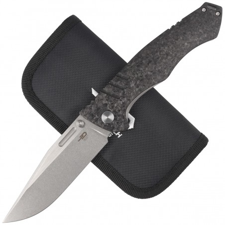 Nóż składany Bestech Keen II Titanium / Marble Carbon Fiber, Stonewashed / Satin CPM S35VN by Koens Craft (BT2301B) Nóż składany Bestech Keen II Titanium / Marble Carbon Fiber, Stonewashed / Satin CPM S35VN by Koens Craft (BT2301B)