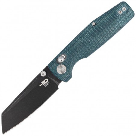 Nóż składany Bestech Slasher Blue Micarta, Black Stonewashed D2 (BG43C-2) Nóż składany Bestech Slasher Blue Micarta, Black Stonewashed D2 (BG43C-2)