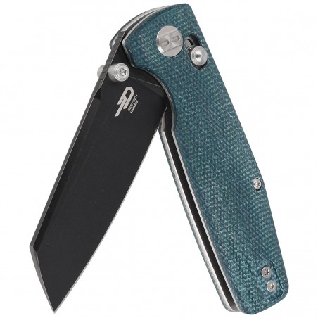 Nóż składany Bestech Slasher Blue Micarta, Black Stonewashed D2 (BG43C-2) Nóż składany Bestech Slasher Blue Micarta, Black Stonewashed D2 (BG43C-2)