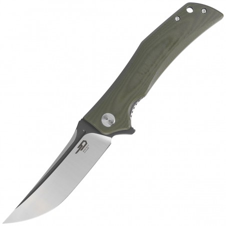 Nóż składany Bestech Scimitar Army Green G10, Gray/Satin D2 (BG05B-2) Nóż składany Bestech Scimitar Army Green G10, Gray/Satin D2 (BG05B-2)