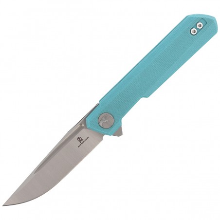 Nóż Bestechman Mini Dundee Tiffany Blue G10, Stonewashed / Satin D2 by Ostap Hel (BMK03C)