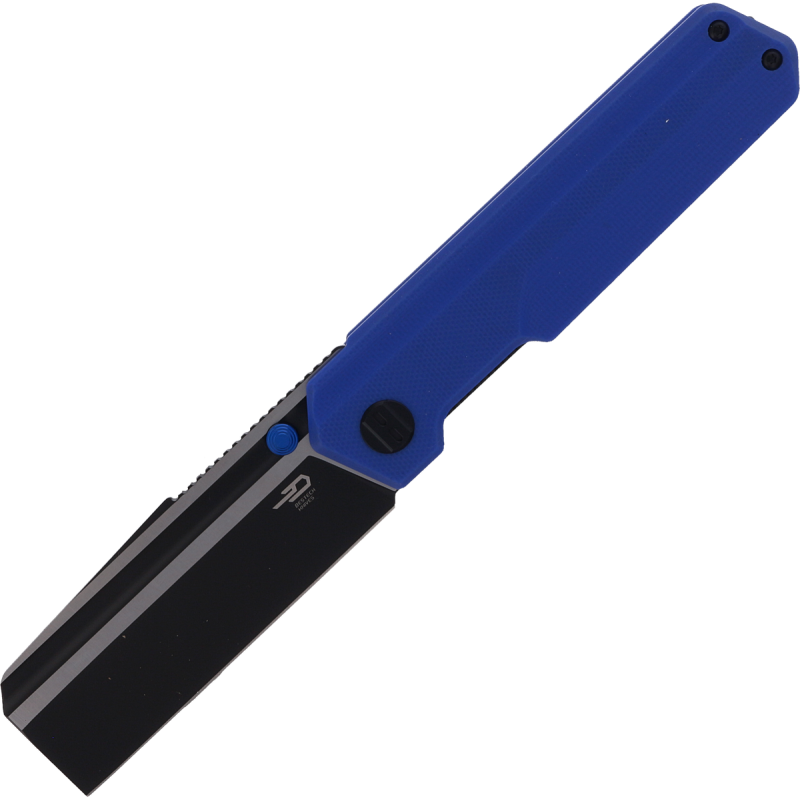 Nóż składany Bestech Tardis Blue G10, Black DLC/Satin D2 by Ostap Hel (BG54G)