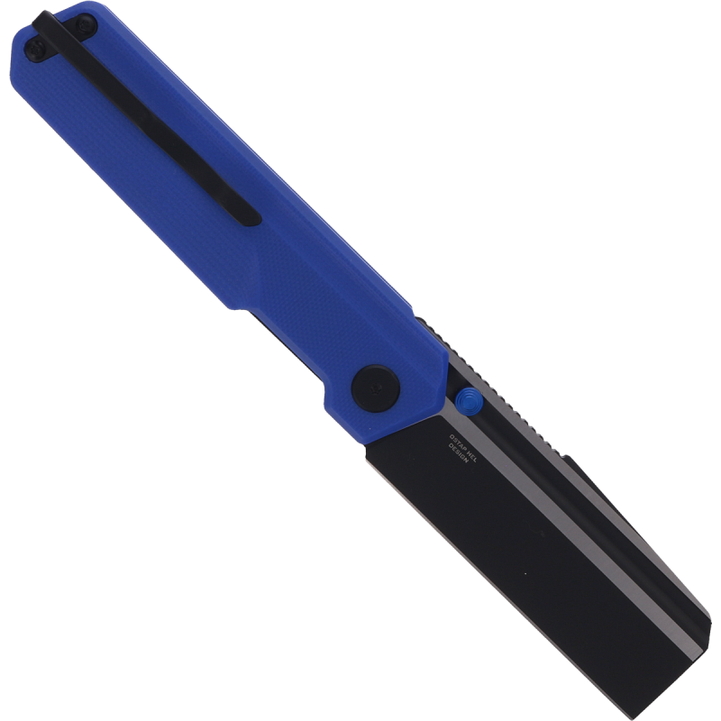Nóż składany Bestech Tardis Blue G10, Black DLC/Satin D2 by Ostap Hel (BG54G)
