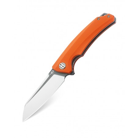Nóż składany Bestech Texel Orange G10, Grey Titanized / Satin D2 (BG21D-2)