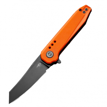 Nóż składany Bestech Syntax Orange G10, Black Stonewashed 14C28N by Todd Knife and Tool (BG40C) Nóż składany Bestech Syntax Orange G10, Black Stonewashed 14C28N by Todd Knife and Tool (BG40C)
