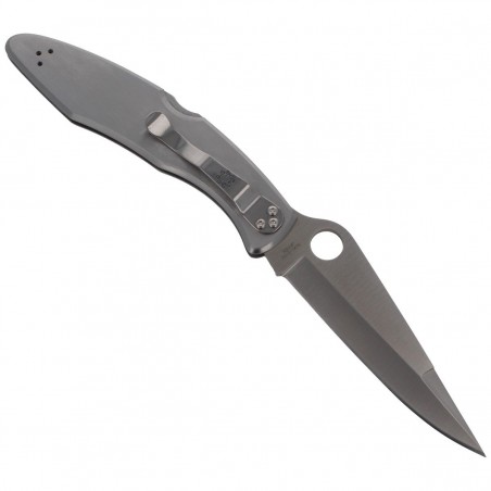 Nóż składany składany Spyderco Police Model Stainless Plain (C07P)