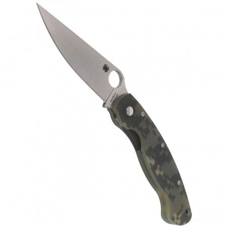 Nóż składany Spyderco Military G-10 Camo Plain (C36GPCMO)