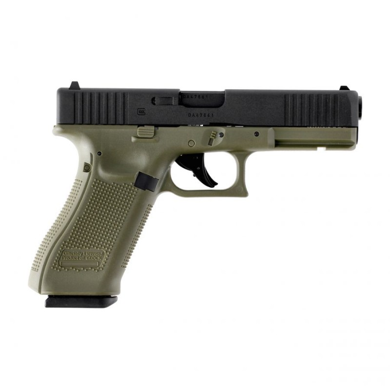   Pistolet wiatrówka Glock 17 gen 5. 4,5 mm zielony - 2 - Pistolety Co2
