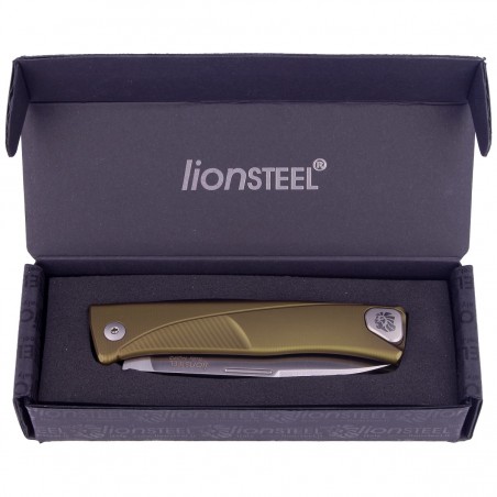 Nóż składany LionSteel Thrill Green Aluminium, Satin M390 by Molletta (TL A GS) Nóż składany LionSteel Thrill Green Aluminium, Satin M390 by Molletta (TL A GS)