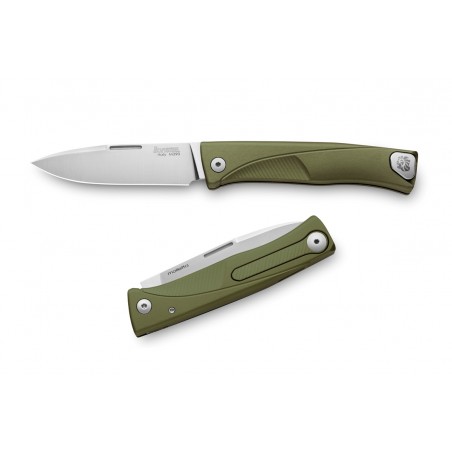Nóż składany LionSteel Thrill Green Aluminium, Satin M390 by Molletta (TL A GS) Nóż składany LionSteel Thrill Green Aluminium, Satin M390 by Molletta (TL A GS)