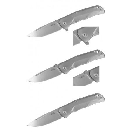 Nóż składany LionSteel T.R.E. Grey / Bronze Titanium, Stone Washed M390 by Molletta (TRE BR) Nóż składany LionSteel T.R.E. Grey / Bronze Titanium, Stone Washed M390 by Molletta (TRE BR)