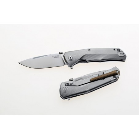 Nóż składany LionSteel T.R.E. Grey / Bronze Titanium, Stone Washed M390 by Molletta (TRE BR) Nóż składany LionSteel T.R.E. Grey / Bronze Titanium, Stone Washed M390 by Molletta (TRE BR)