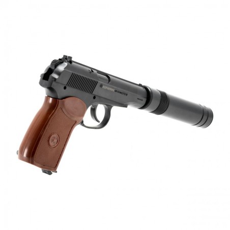 Pistolet wiatrówka Legends KGB 4,5 mm z tłumikiem - 4 - Pistolety Co2 Pistolet wiatrówka Legends KGB 4,5 mm z tłumikiem - 4 - Pistolety Co2