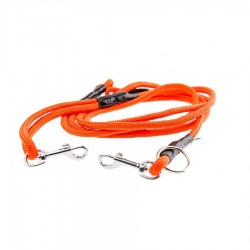 Smycz przepinana dla psa 4wild 3 m fi 8 pomarańczowa